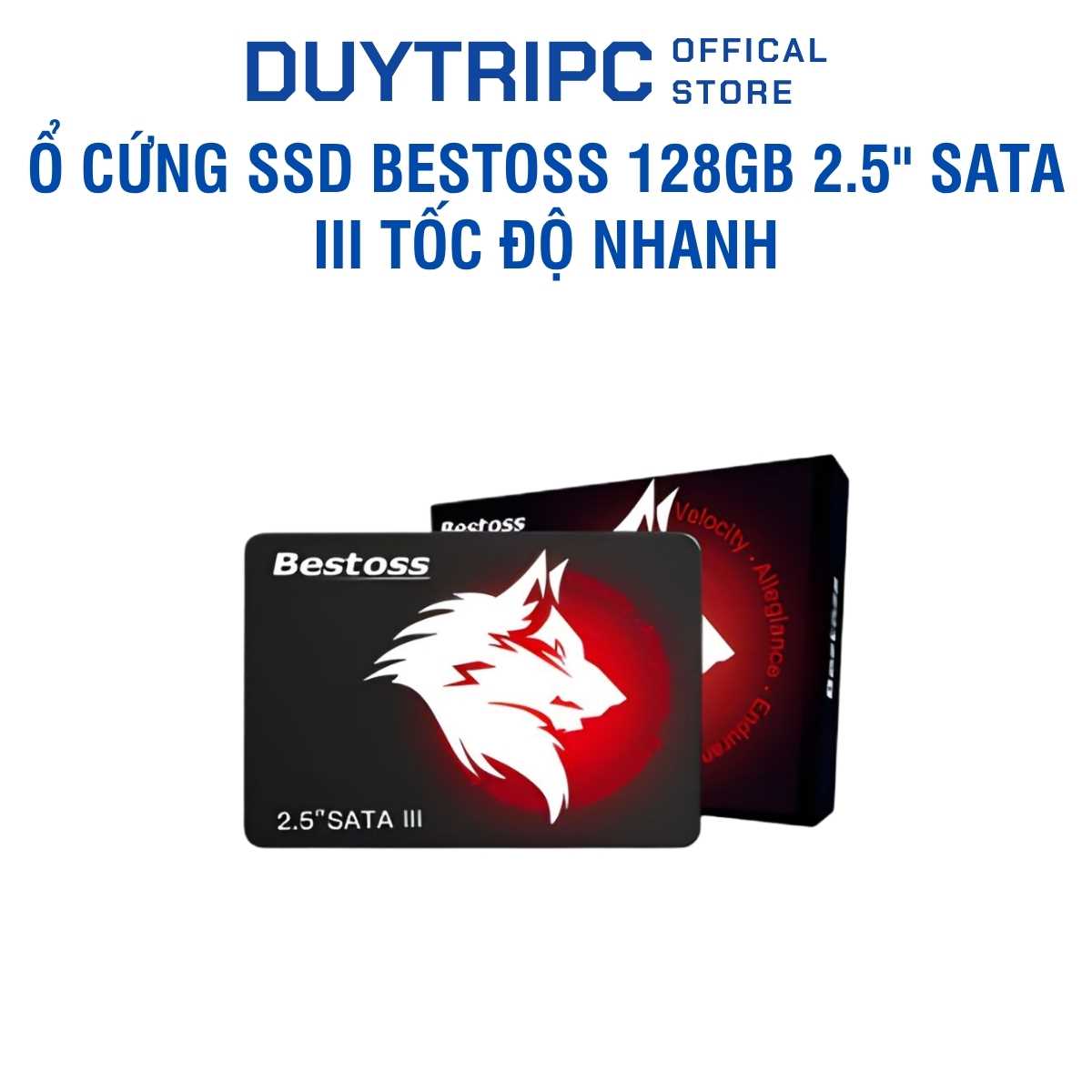 Ổ cứng SSD Bestoss 128GB 2.5" Sata III | Tốc độ nhanh, Giá siêu rẻ | Chính hãng
